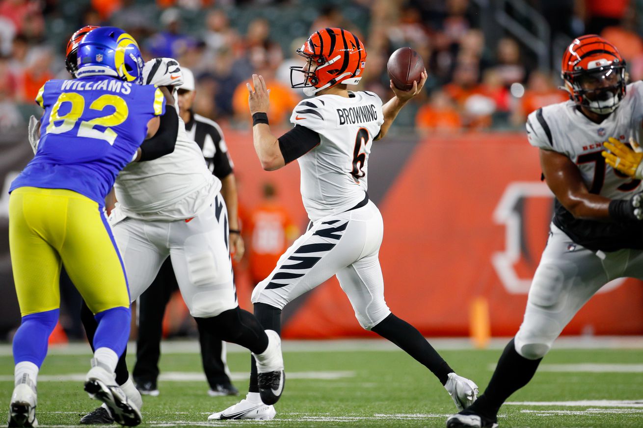 NFL: AUG 27 Preseason - Rams at Bengals