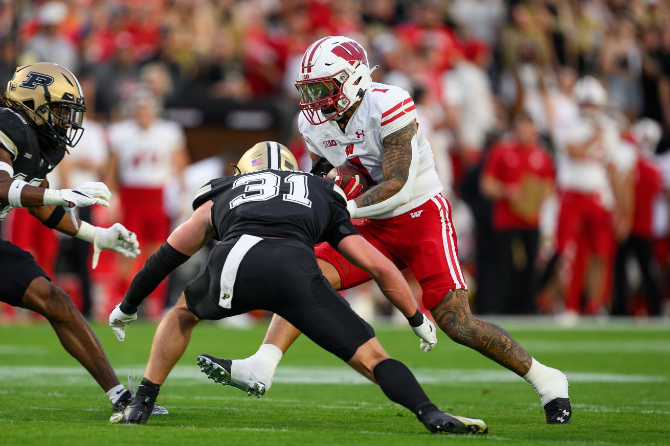 COLLEGE FOOTBALL: SEP 22 Wisconsin at Purdue