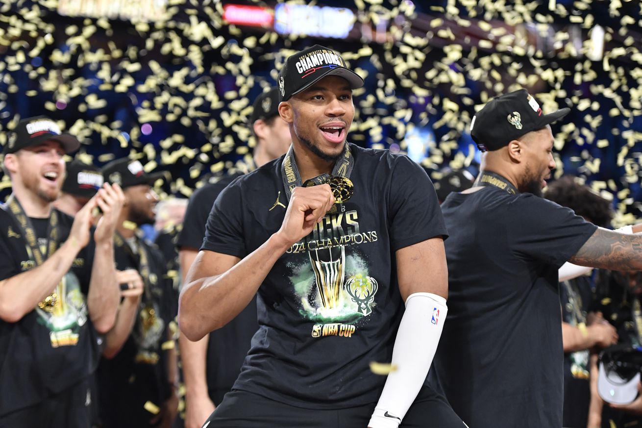 Milwaukee Bucks v Oklahoma City Thunder: Championship - Emirates NBA Cup 2024