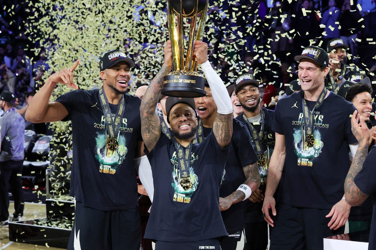 Milwaukee Bucks v Oklahoma City Thunder: Championship - Emirates NBA Cup 2024