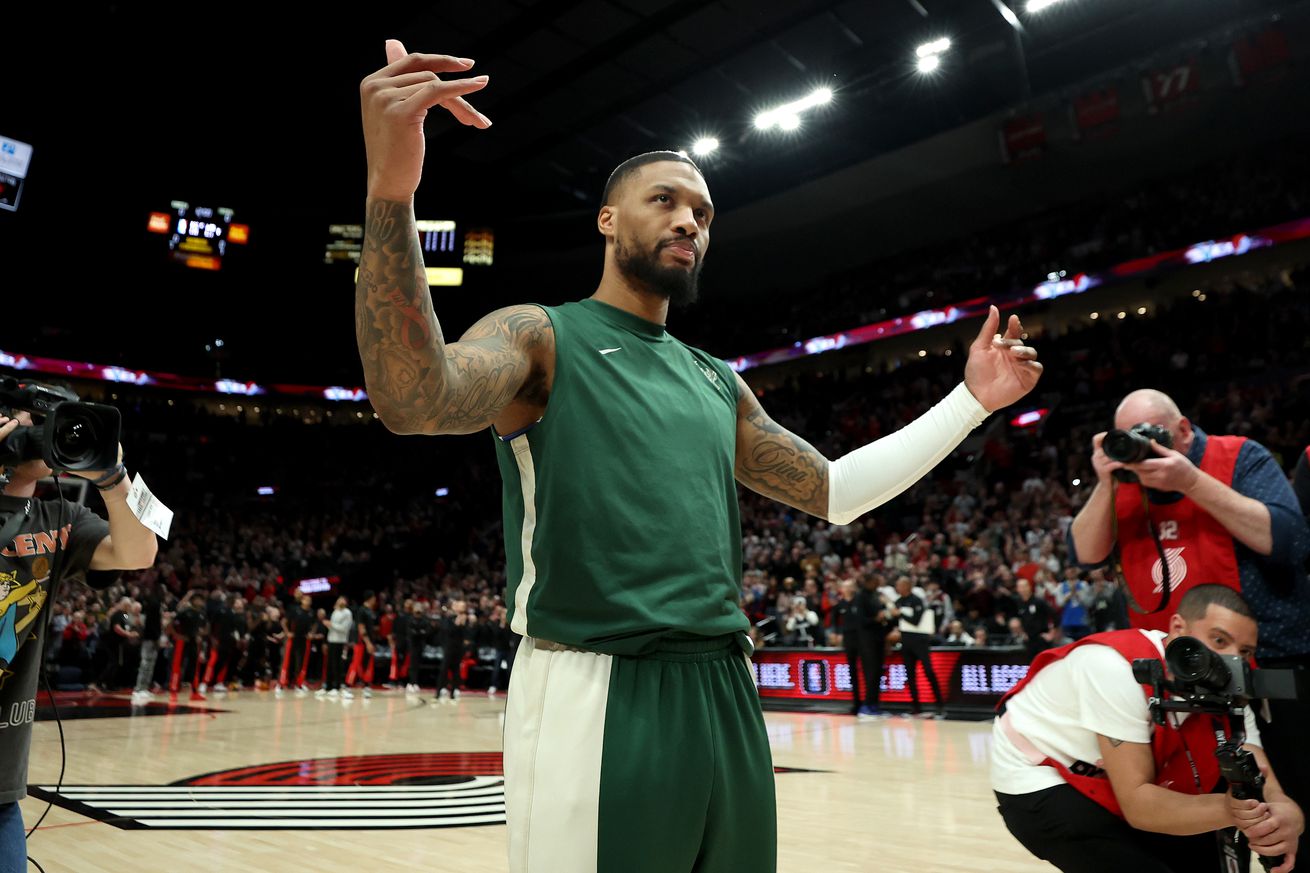 Milwaukee Bucks v Portland Trail Blazers