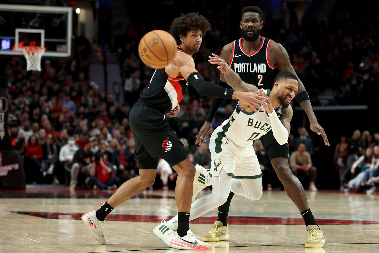 Milwaukee Bucks v Portland Trail Blazers