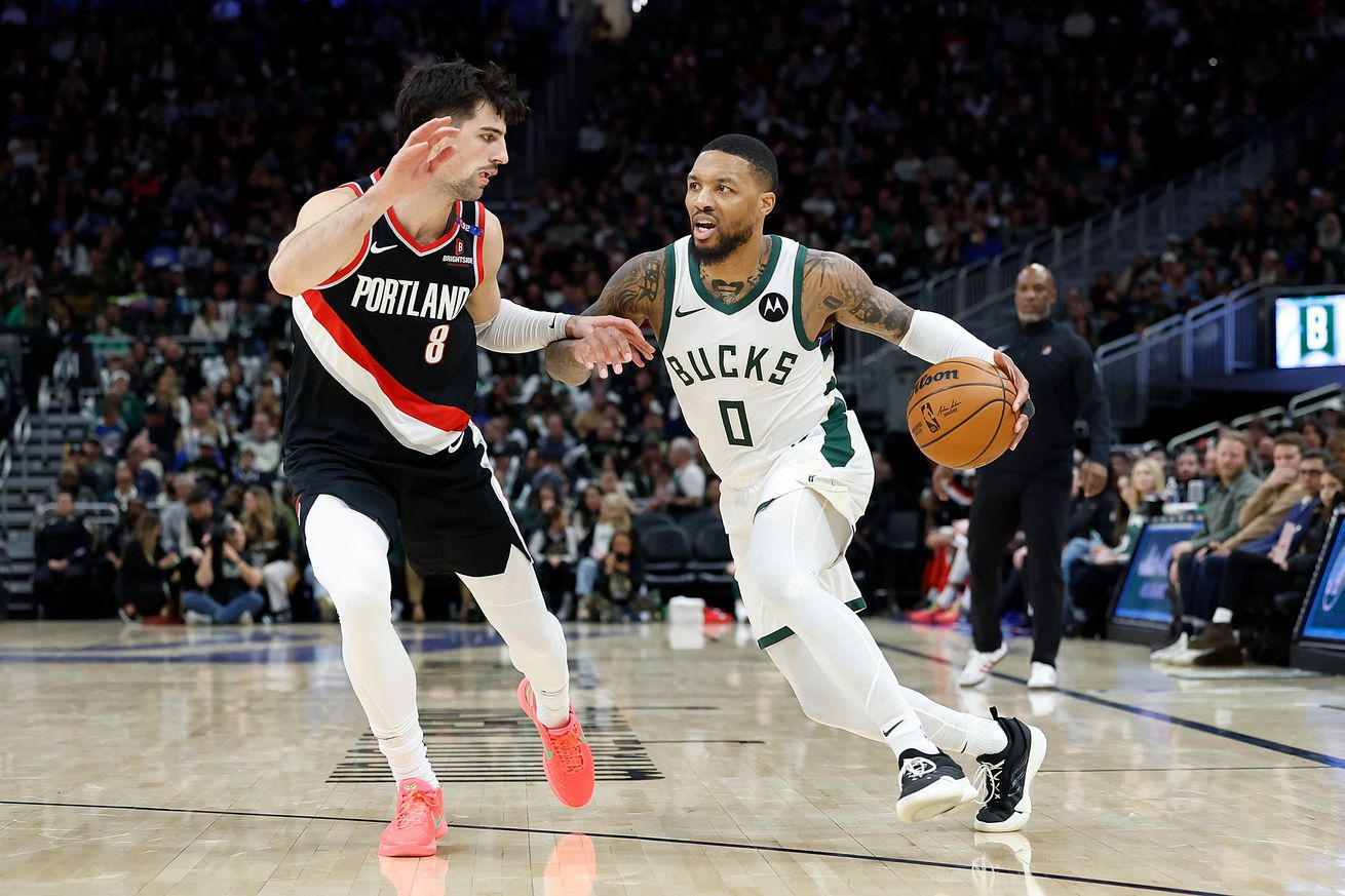 Portland Trail Blazers v Milwaukee Bucks