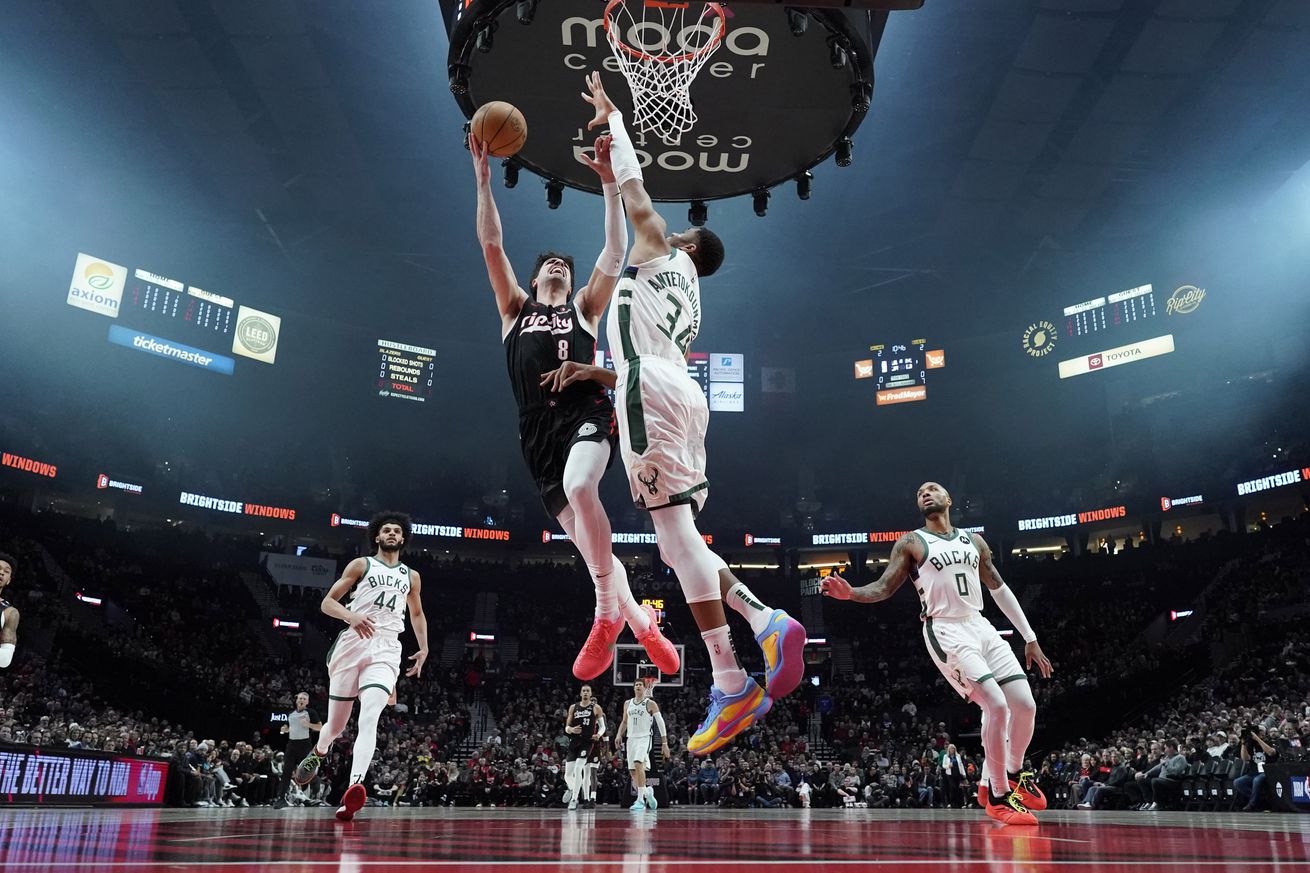 NBA: Milwaukee Bucks at Portland Trail Blazers