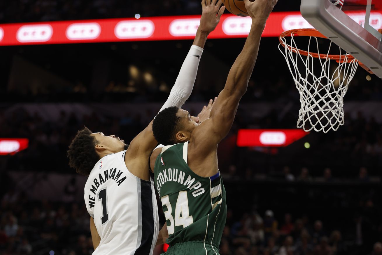 Milwaukee Bucks v San Antonio Spurs