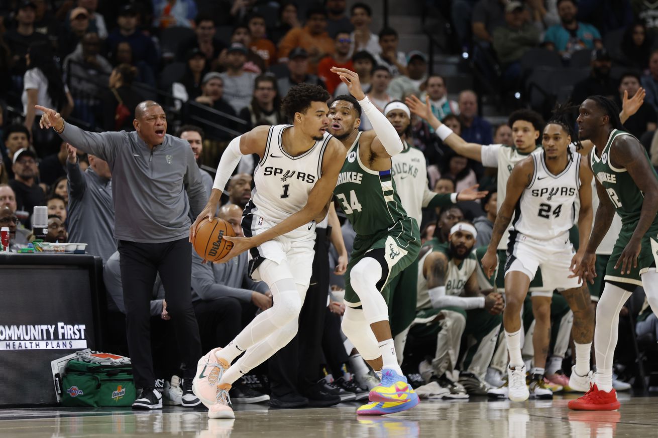 Milwaukee Bucks v San Antonio Spurs