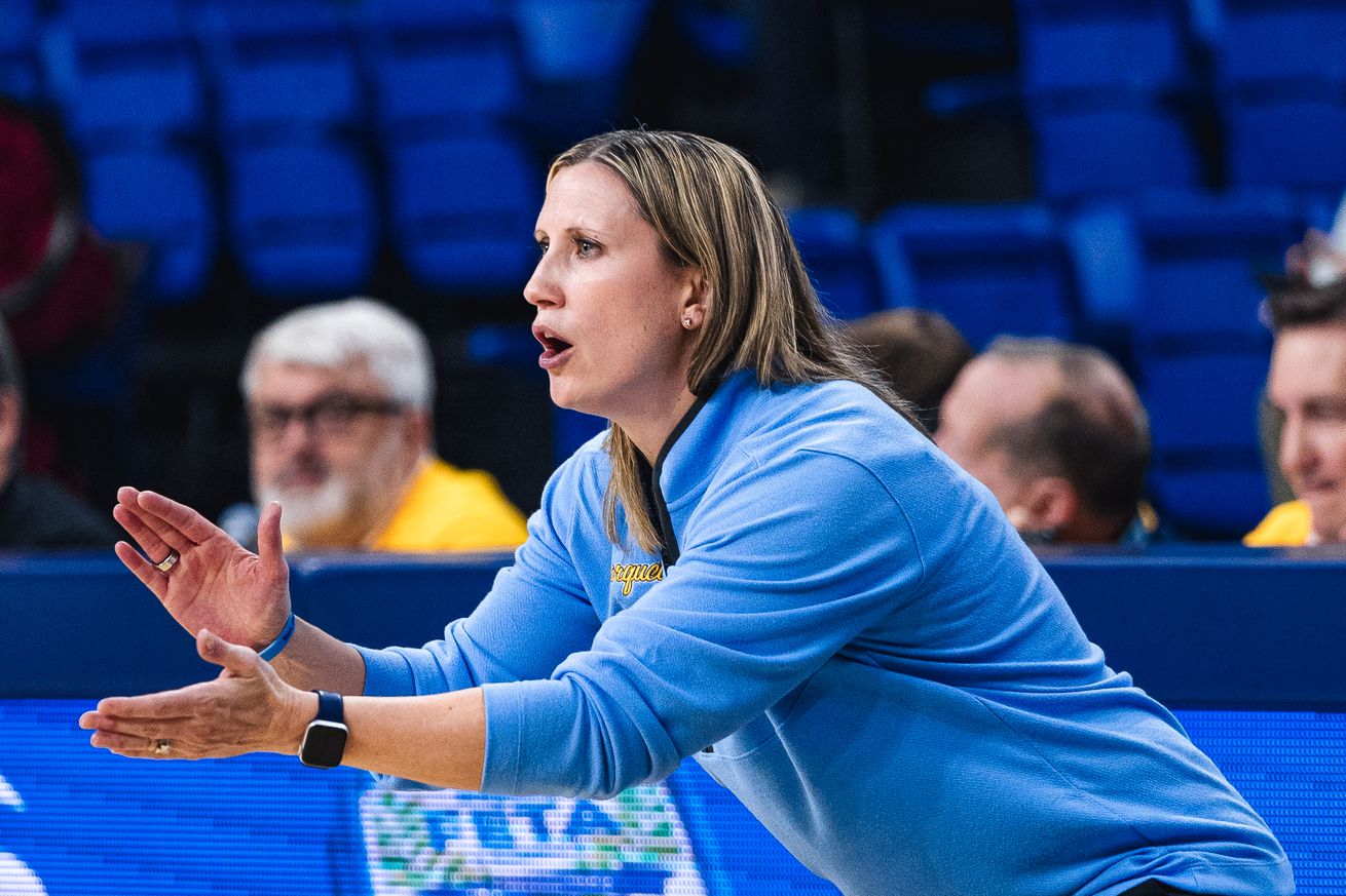 Marquette women’s basketball head coach Cara Consuegra
