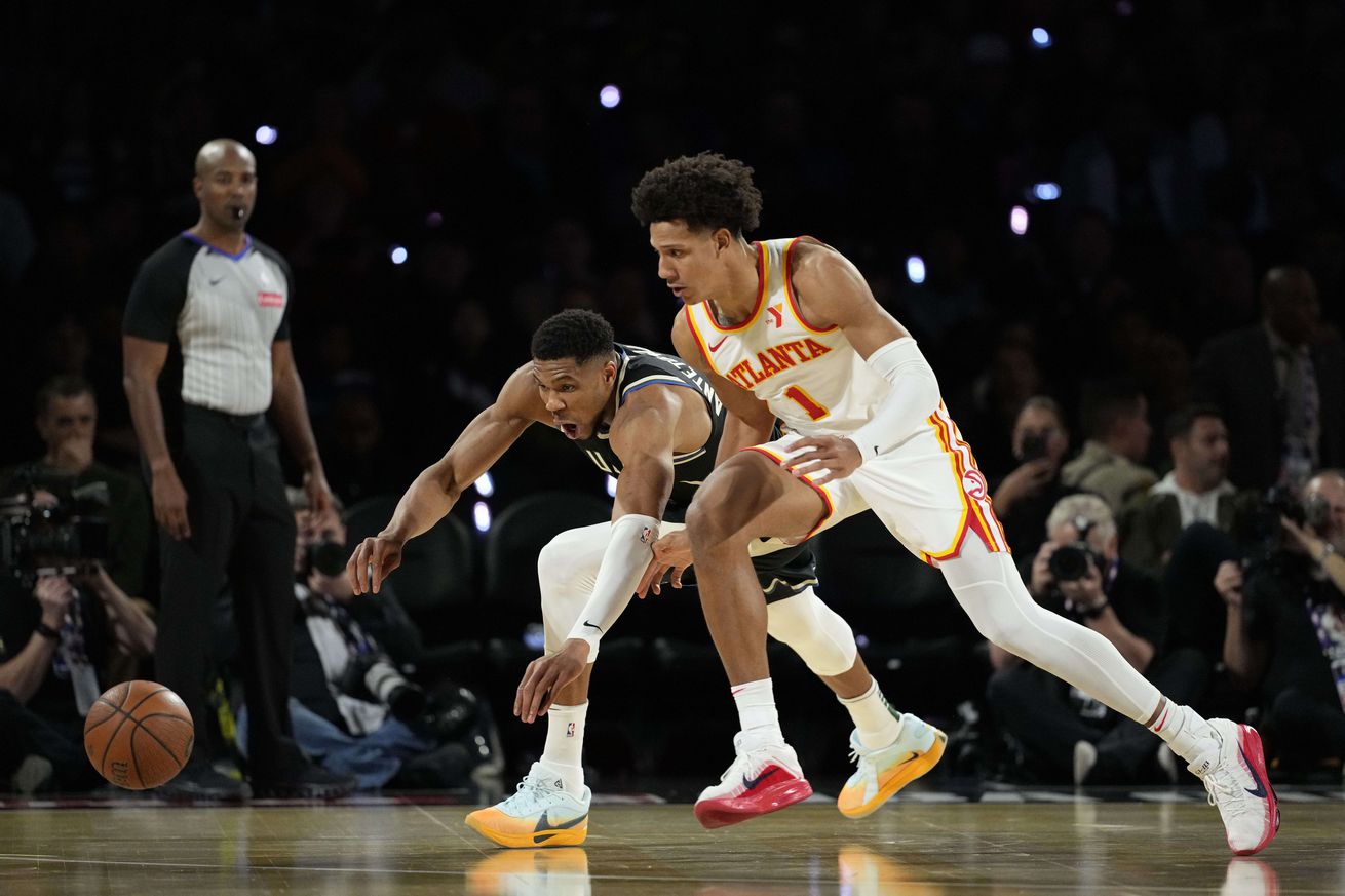 NBA: Emirates NBA Cup-Atlanta Hawks at Milwaukee Bucks