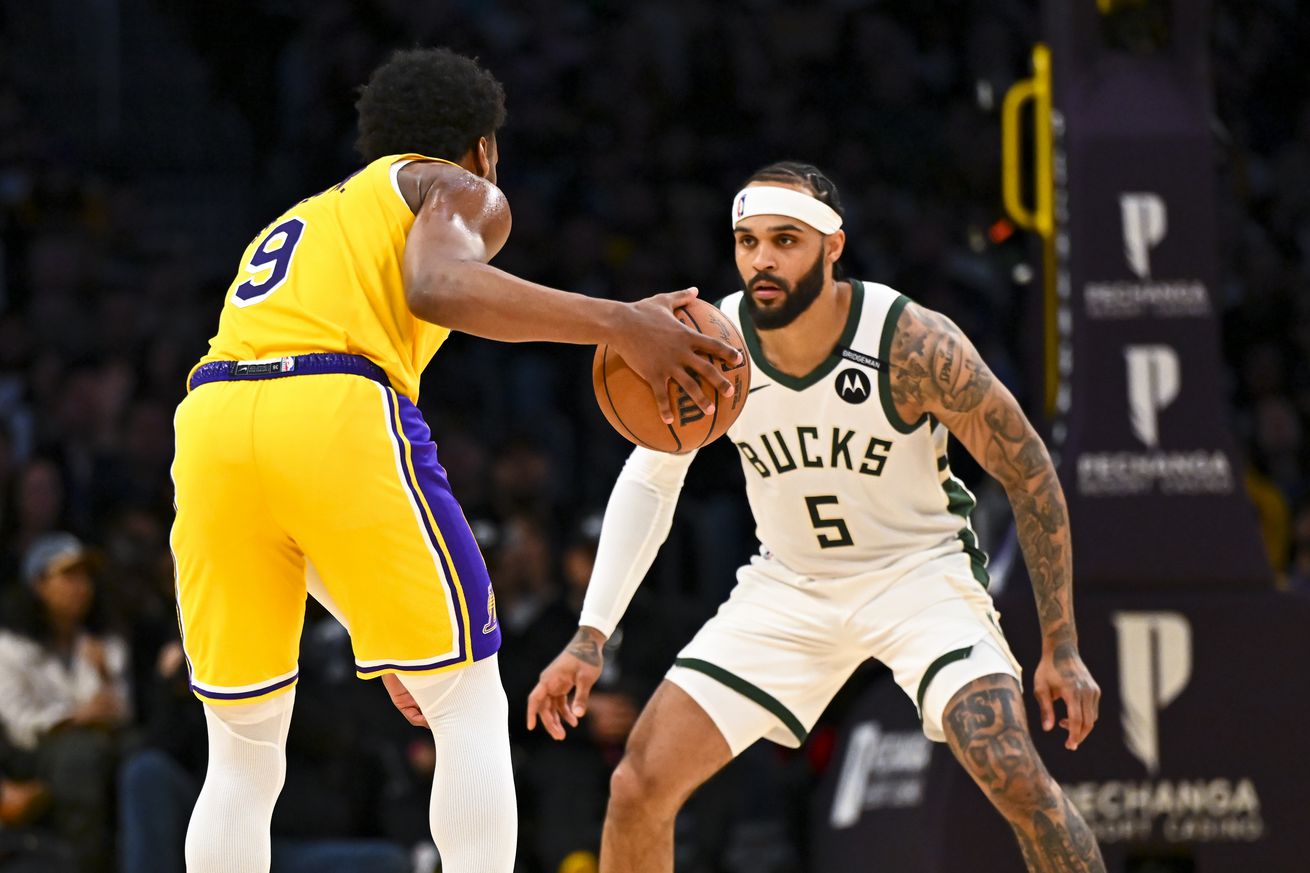 NBA: Milwaukee Bucks at Los Angeles Lakers