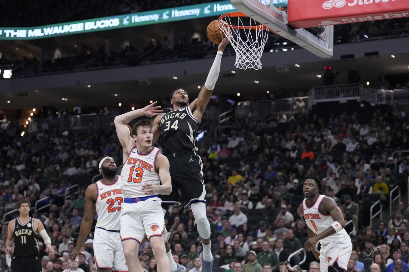 NBA: New York Knicks at Milwaukee Bucks