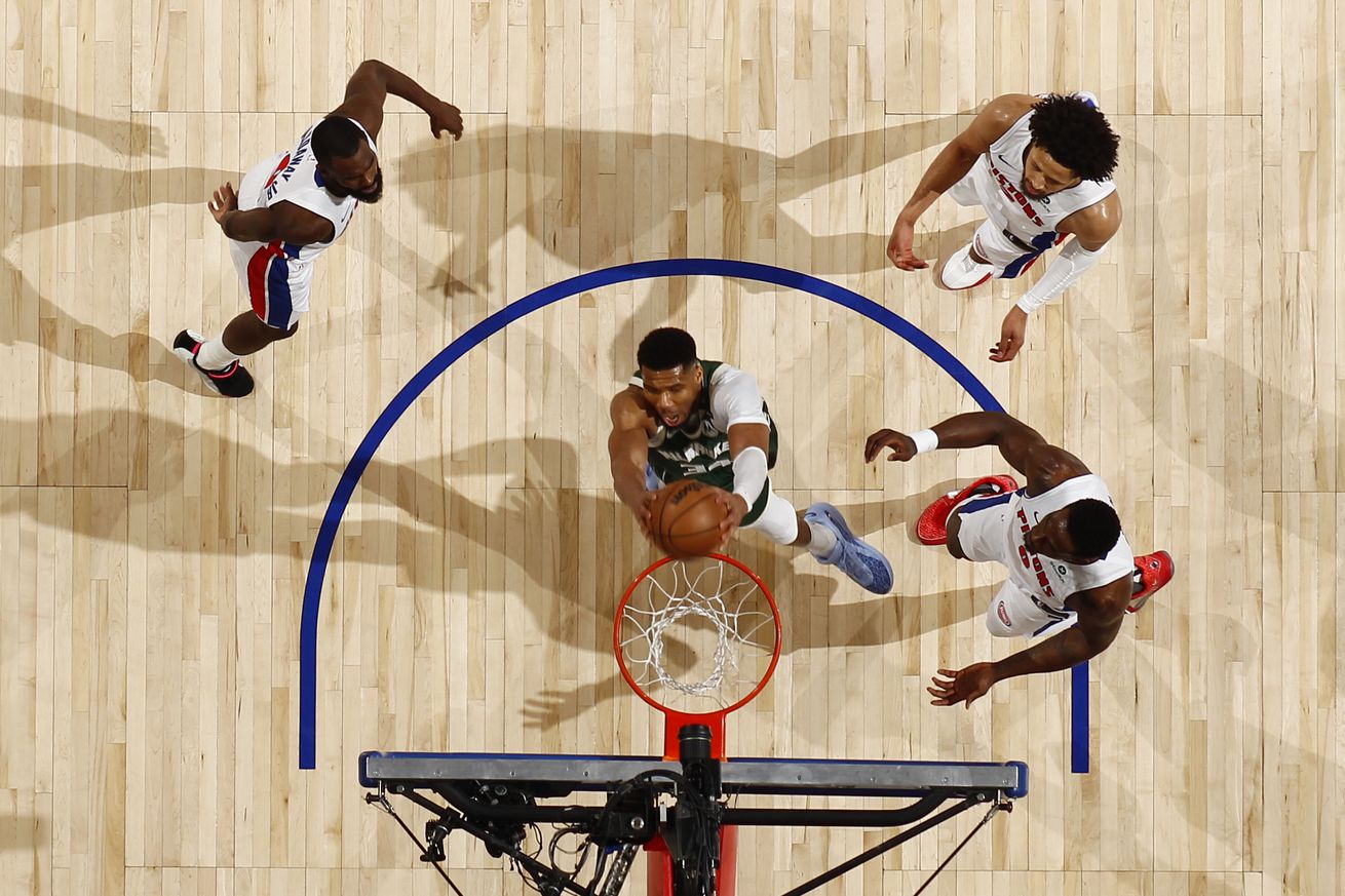Milwaukee Bucks v Detroit Pistons