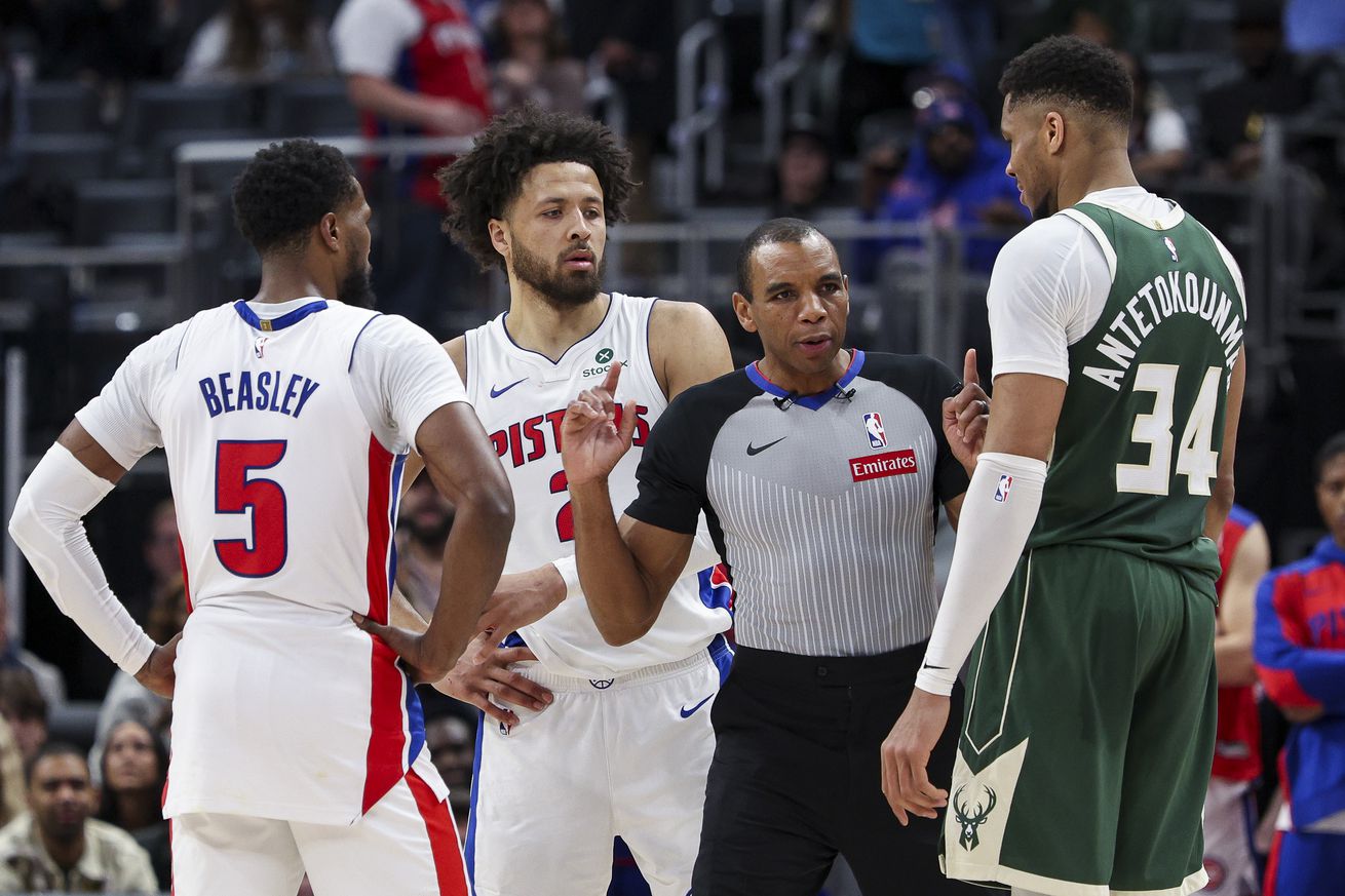 Milwaukee Bucks v Detroit Pistons
