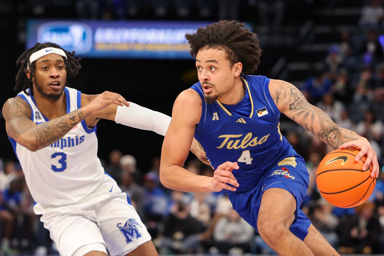 NCAA Basketball: Tulsa at Memphis