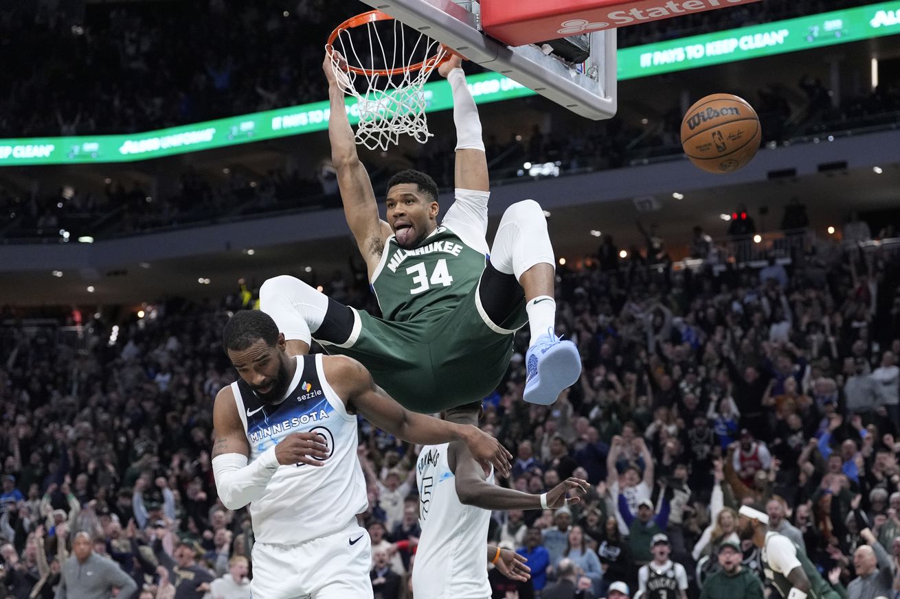 NBA: Minnesota Timberwolves at Milwaukee Bucks