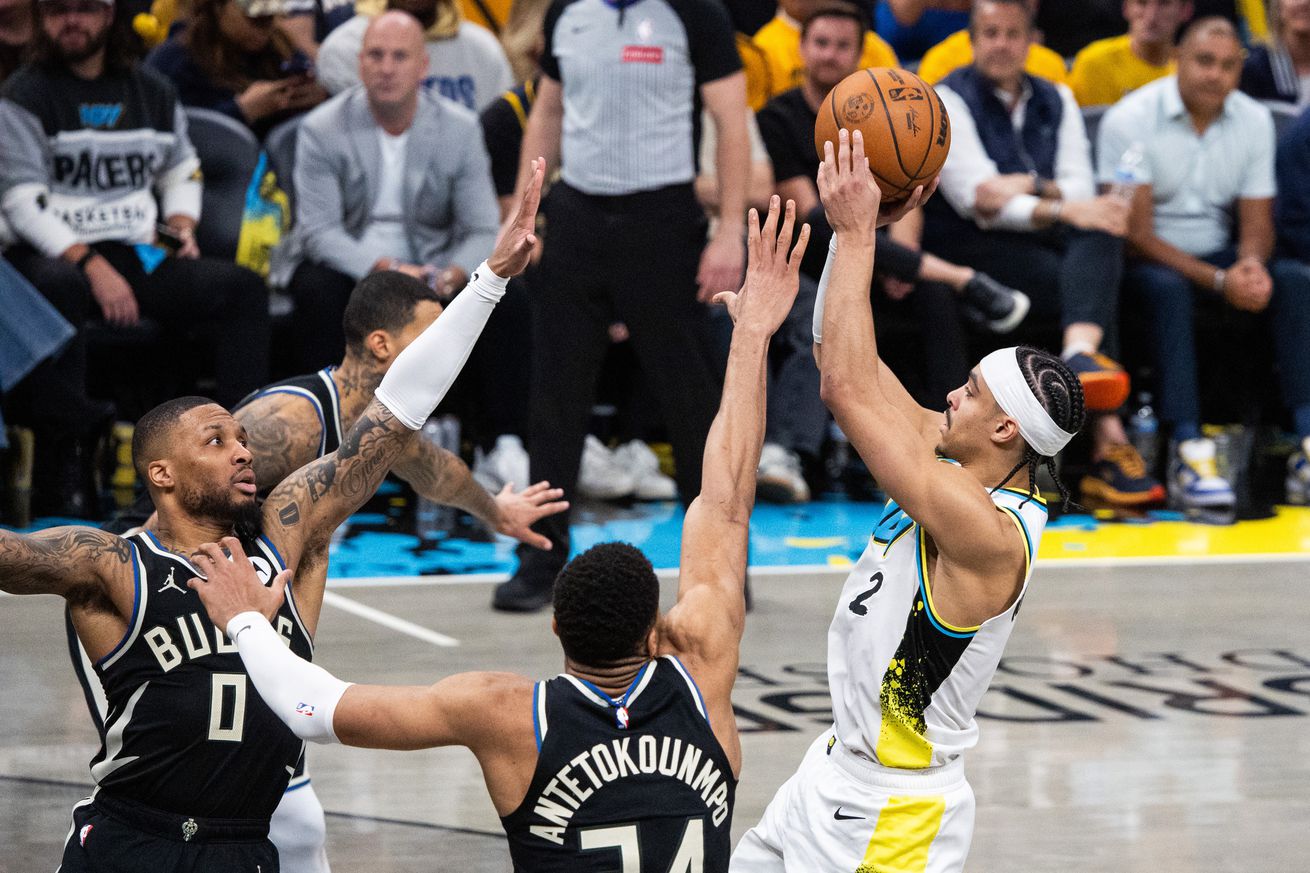 NBA: Playoffs-Milwaukee Bucks at Indiana Pacers