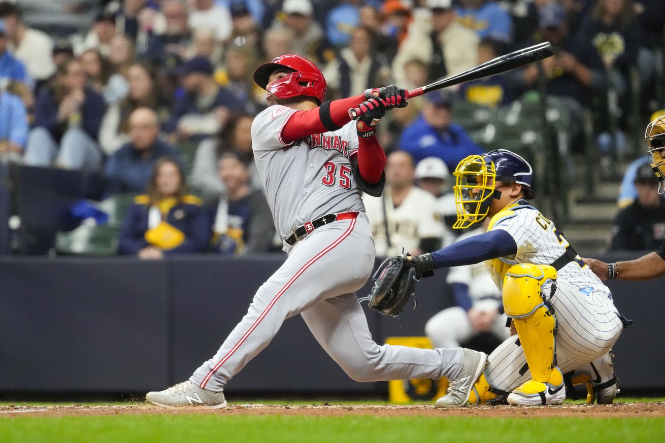 MLB: Cincinnati Reds at Milwaukee Brewers