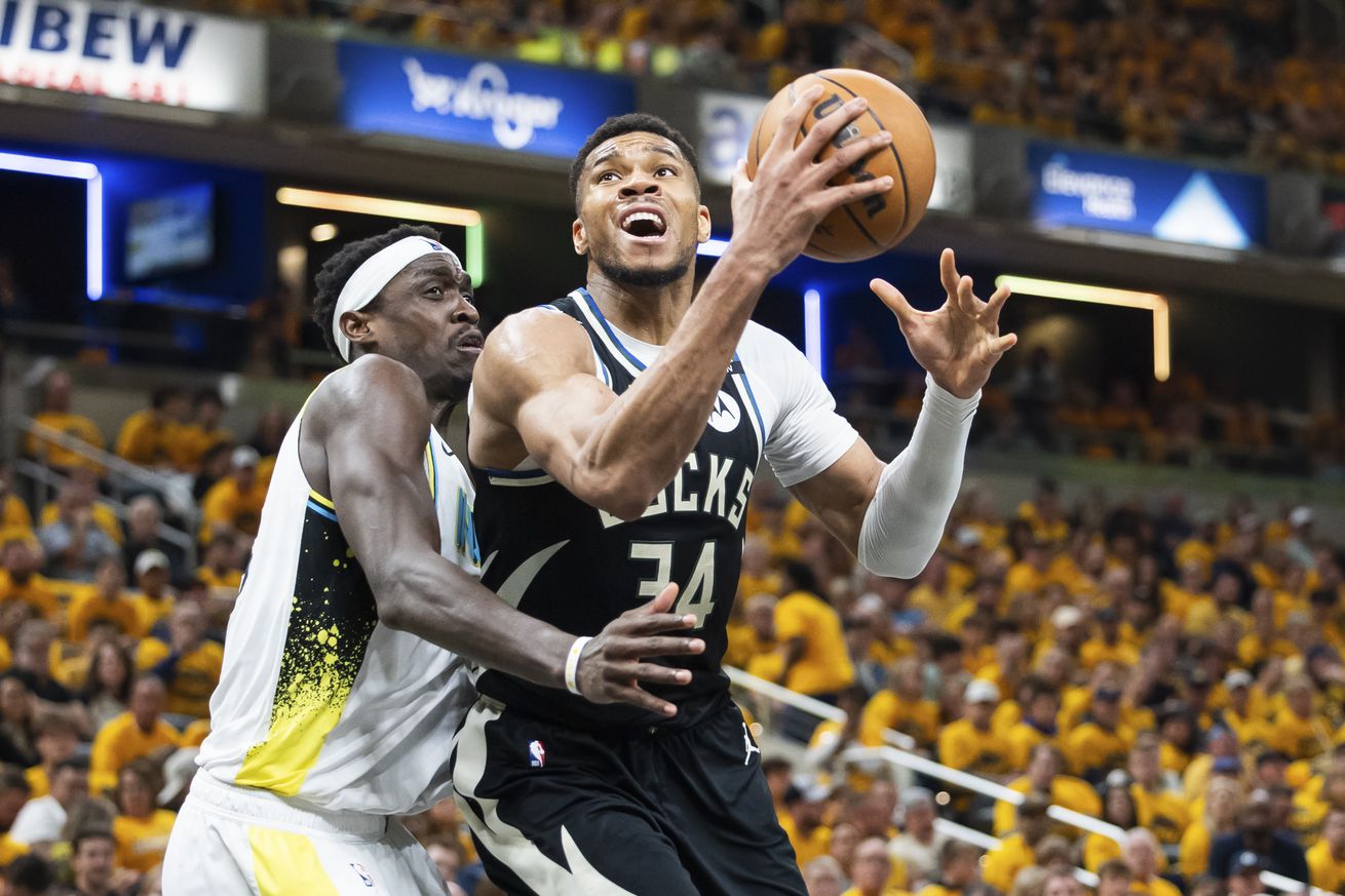 NBA: Playoffs-Milwaukee Bucks at Indiana Pacers