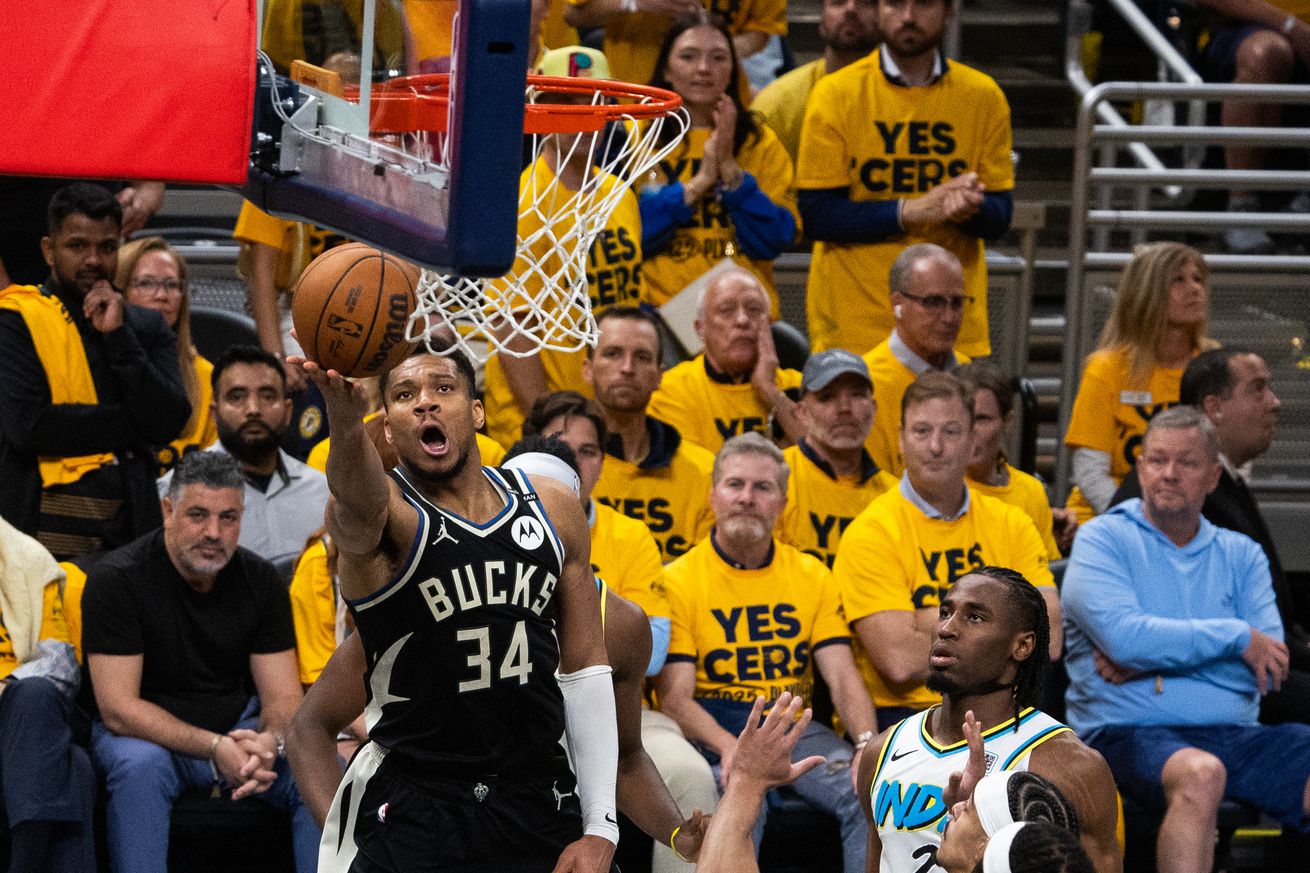 NBA: Playoffs-Milwaukee Bucks at Indiana Pacers