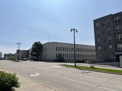 The view facing southeast from the south side of Straz Tower at Marquette University on May 31, 2025