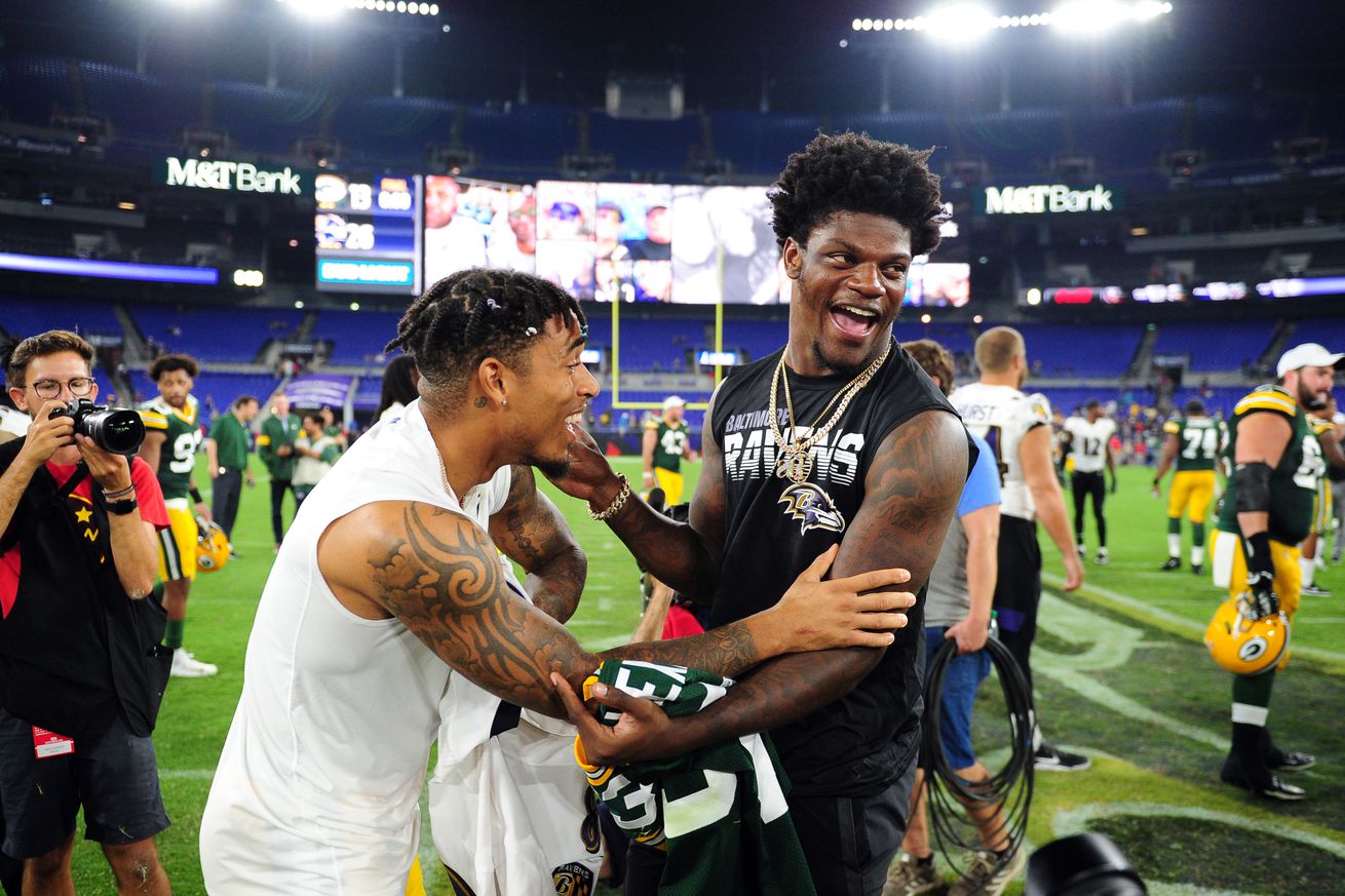 NFL: Preseason-Green Bay Packers at Baltimore Ravens