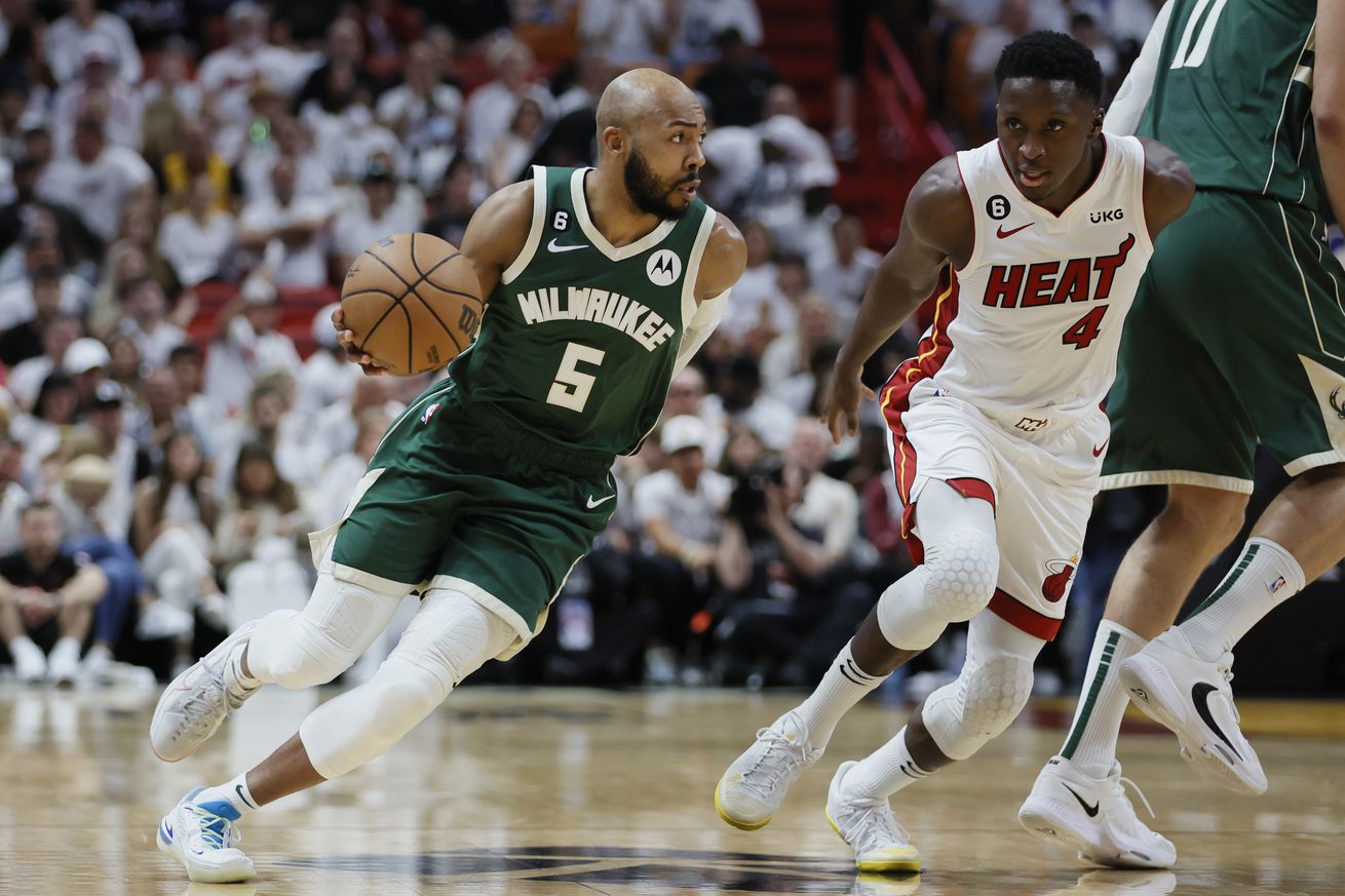 NBA: Playoffs-Milwaukee Bucks at Miami Heat