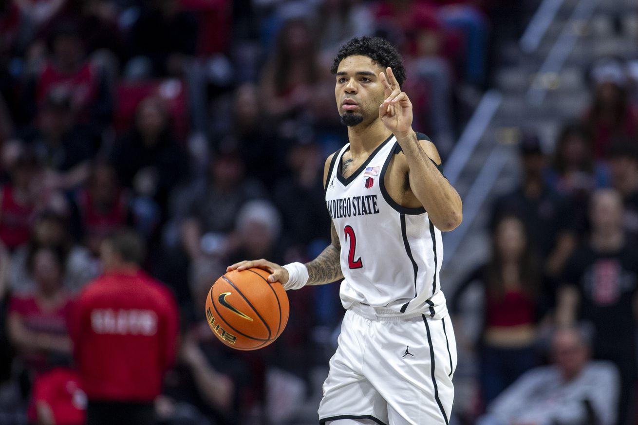 COLLEGE BASKETBALL: FEB 01 Wyoming at San Diego State