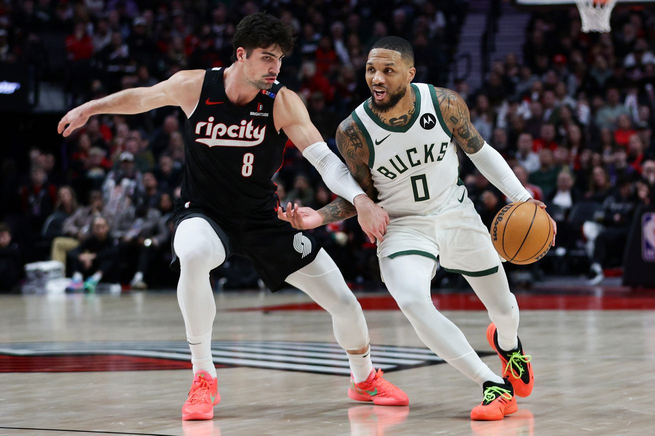 Milwaukee Bucks v Portland Trail Blazers