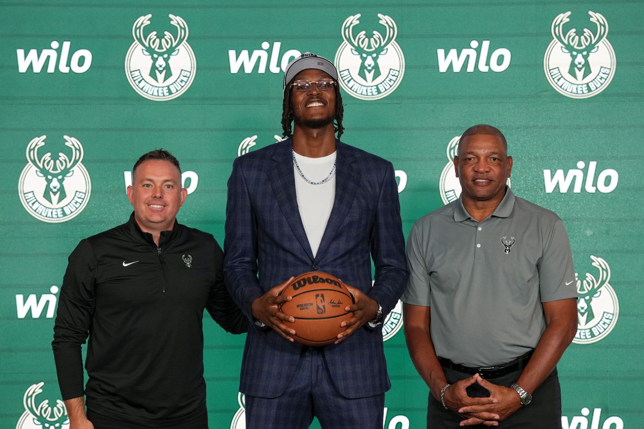 2025 NBA Summer League - Milwaukee Bucks Introduce Myles Turner