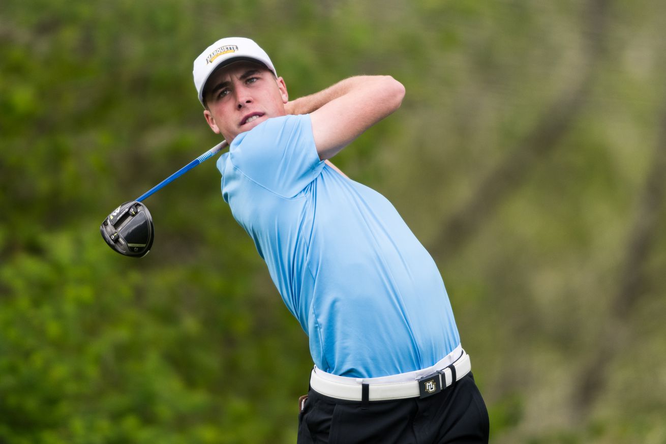 Marquette’s OJ Farrell, seen here at the 2017 NCAA Regionals