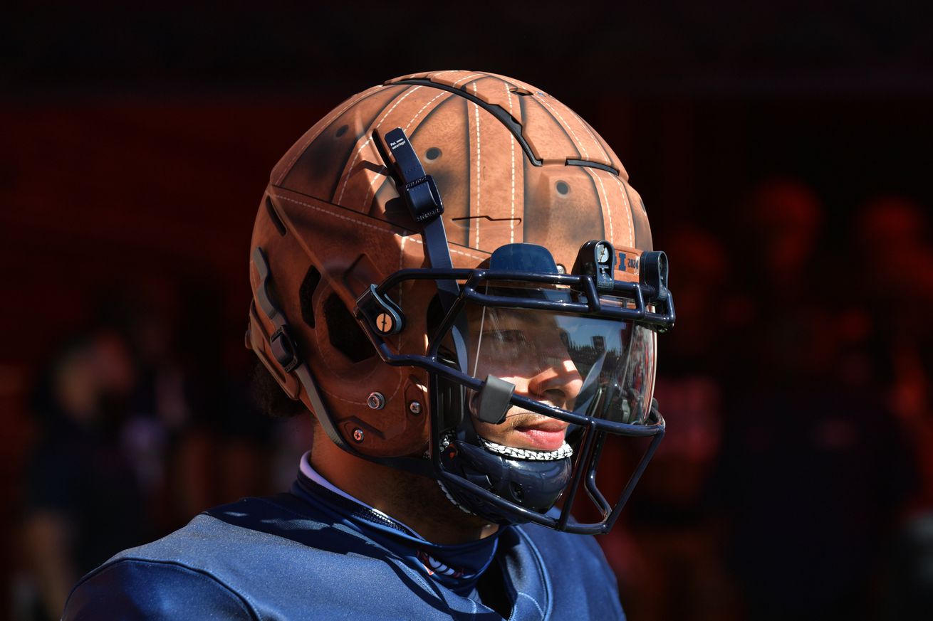 NCAA Football: Michigan at Illinois