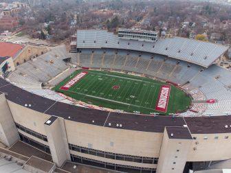 Badger Herald archival photo of Camp Randall. March 8, 2021. 