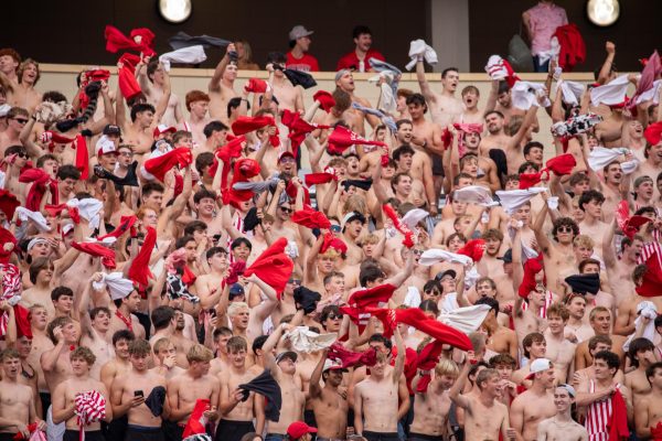 Students in the crowd during the Ohio State game. October 18, 2025. 