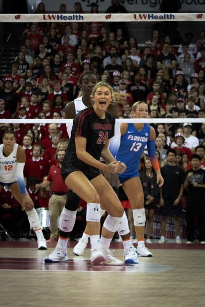 Wisconsin Volleyball vs. Florida: 4-1 Win. September 21, 2025.