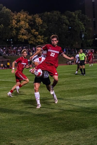 Wisconsin's mens soccer game against Maryland. September 12, 2025.