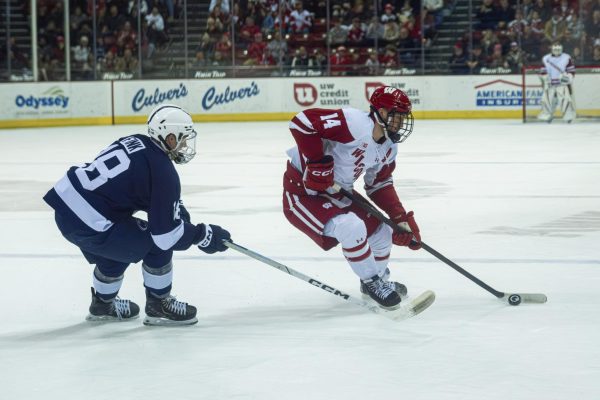 Wisconsin Men's Hockey loses against Penn State 1-3 on Saturday. January 24, 2025.